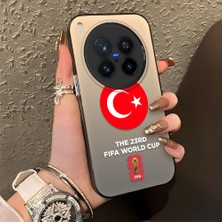 HONTINGA Vivo X300 Pro ile Uyumlu Kılıfı Silikon Kenar Sert Arka Düşüme Önleyici Basitlik Anti Düşme Kamera Korumali 2026 Fifa Dünya Kupası Desen Telefon Kılıfı K1-1149