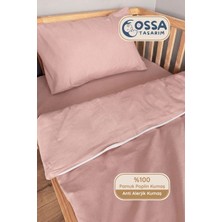 Yasetex Tasarım 90X190 Lastikli Çarşaflı Pamuk Poplin Çocuk ve Genç Nevresim Takımı - 3 Parça Set Lastikli Çarşaflı Set