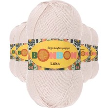 Die Grup 5 Adet Lüks Patik Ipi Yünü Pudra 98405