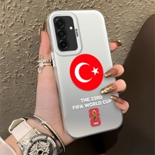 HONTINGA Samsung Galaxy A26 ile Uyumlu Kılıfı Silikon Kenar Sert Arka Düşüme Önleyici Basitlik Anti Düşme Kamera Korumali 2026 Fifa Dünya Kupası Desen Telefon Kılıfı K1-1149