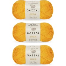 Gazzal Giza 50 Gr. Merserize Pamuk Amigurumi Ipi 3 Adet 2464