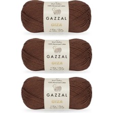 Gazzal Giza 50 Gr. Merserize Pamuk Amigurumi Ipi 3 Adet 2485