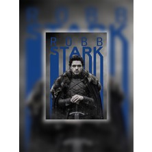 Tugo A4 Boyutunda Metal Robb Stark Tablosu