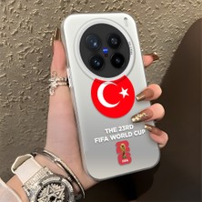 HONTINGA Vivo X200 Pro ile Uyumlu Kılıfı Silikon Kenar Sert Arka Düşüme Önleyici Basitlik Anti Düşme Kamera Korumali 2026 Fifa Dünya Kupası Desen Telefon Kılıfı K1-1149