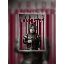 Tugo A4 Boyutunda Metal Tyrion Lannister Tablosu