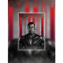 Tugo A4 Boyutunda Metal Cyborg Tablosu