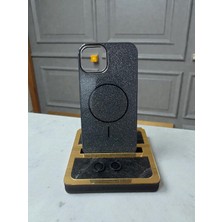 Mus10 Iphone 13 Lens Koruma Hediyeli Simli Magsafe Özellikli Kılıf