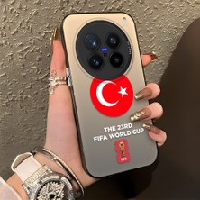 HONTINGA Vivo X200 Pro ile Uyumlu Kılıfı Silikon Kenar Sert Arka Düşüme Önleyici Basitlik Anti Düşme Kamera Korumali 2026 Fifa Dünya Kupası Desen Telefon Kılıfı K1-1149