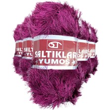 Die Grup 5 Adet Yumoş Sakallı El Örgü Ipi Yünü 86