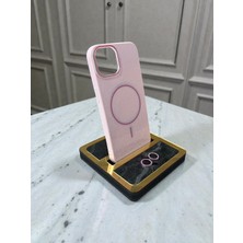 Mus10 Iphone 13 Lens Koruma Hediyeli Simli Magsafe Özellikli Kılıf