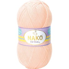 Die Grup 1 Adet Elite Baby El Örgü Ipi Tüylenmeyen Bebek Yünü Soft Şeftali 3701