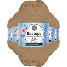 Die Grup 5 Adet Lotus Bikini Büstiyer Bluz Örgü Ipi  K837 Ten