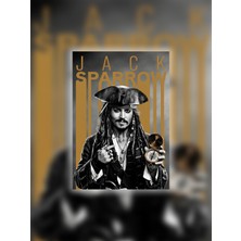 Tugo A4 Boyutunda Metal Jack Sparrow Tablosu