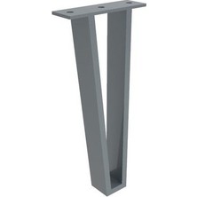 Beasym Profil Sehpa Ayağı 4'lü Set Siyah Renk