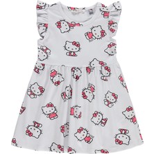 Hello Kitty 2-5 Yaş Elbise - Kırık Beyaz