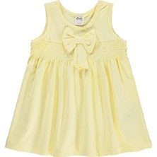 Civil Baby Gipe - Kurdelalı  6-18 Ay Elbise - Sarı