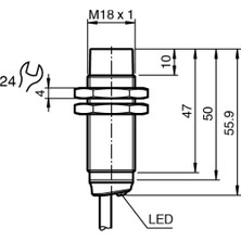 Pepperl+Fuchs 87779 (326161-0131) - NBN12-18GM50-E2 - Pepperl-Fuchs