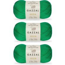 Gazzal Giza 50 Gr. Merserize Pamuk Amigurumi Ipi 3 Adet 2460