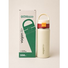 Vagonlife VGN-1110 550 ml Çelik Termos Ekru