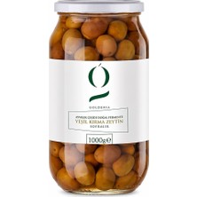Goldenia Sofralık Yeşil Kırma Zeytin -650 gr Cam Kavanoz