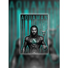Tugo A4 Boyutunda Metal Aquaman Tablosu