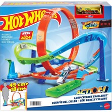 Die Grup HTK16 Hot Wheels Bumerang Çemberli Yarış Pisti