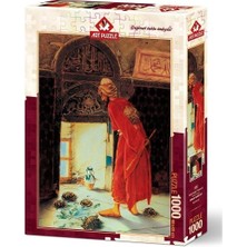 Oyuncak Zinciri Art Puzzle Kaplumbağa Terbiyecisi 1000 Parça Puzzle Eğlenceli Tasarım 3+ Yaş İçin