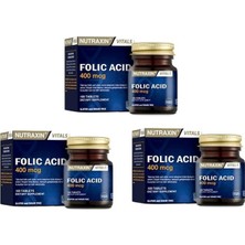 Nutraxin Folic Acid 100 Tablet x 3 Adet