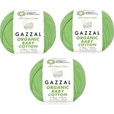 Gazzal Organic Baby Cotton Amigurumi Ipi 50 Gr. 3 Adet 421