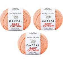 Gazzal Baby Cotton Amigurumi Ipi 50 Gr. 3 Adet 3412