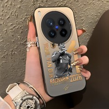 HONTINGA Vivo X300 Pro ile Uyumlu Kılıfı Silikon Kenar Sert Arka Düşüme Önleyici Basitlik Anti Düşme Kamera Korumali Van Dijk Desen Telefon Kılıfı K1-1152