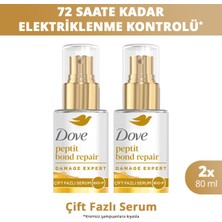 Dove Çift Fazlı Saç Serumu Peptit Bond Repair 80 ml X2
