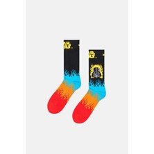 Happy Socks - Çok Renkli Star Wars Darth Vader Figürlü Çorap