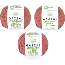 Gazzal Organic Baby Cotton Amigurumi Ipi 50 Gr. 3 Adet 419