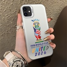 HONTINGA iPhone 12 Mini ile Uyumlu Kılıfı Silikon Kenar Sert Arka Düşüme Önleyici Basitlik Anti Düşme Kamera Korumali 2026 Fifa Dünya Kupası Desen Telefon Kılıfı K1-1159