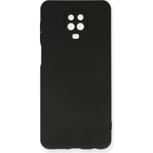 TKÇ Xiaomi Redmi Note 9 Pro Kılıf Nano Içi Kadife Silikon - Siyah