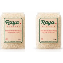 Raya Organik Organik Basmati Pirinç 2’li Set (2 x 500 gr Toplam 1 Kg)