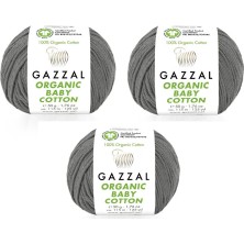 Gazzal Organic Baby Cotton Amigurumi Ipi 50 Gr. 3 Adet 435