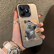 HONTINGA Realme Note 50 4g ile Uyumlu Kılıfı Silikon Kenar Sert Arka Düşüme Önleyici Basitlik Anti Düşme Kamera Korumali David Beckham Desen Telefon Kılıfı K1-1156