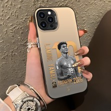 HONTINGA iPhone 15 Pro Max ile Uyumlu Kılıfı Silikon Kenar Sert Arka Düşüme Önleyici Basitlik Anti Düşme Kamera Korumali Lamine Yamal Desen Telefon Kılıfı K1-1157