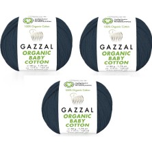 Gazzal Organic Baby Cotton Amigurumi Ipi 50 Gr. 3 Adet 437