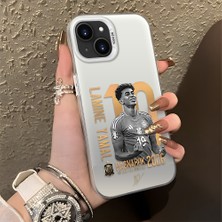 HONTINGA iPhone 13 Mini ile Uyumlu Kılıfı Silikon Kenar Sert Arka Düşüme Önleyici Basitlik Anti Düşme Kamera Korumali Lamine Yamal Desen Telefon Kılıfı K1-1157