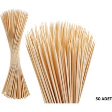 Roco Paper Co. Ahşap Çöp Şiş Dıy Çubuk SETI-50LI, Krapon, Şönil Çiçek Yapım Çubukları, Çok Amaçlı Hobi Çubuğu, 3mm