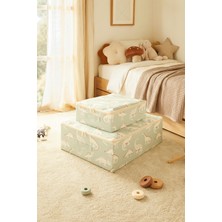 Ocean Home Textile 2'li Çocuk Odası Dinozor Destekli Kutu Hurç 31 x 38 x 12 + 45 x 55 x 18 cm