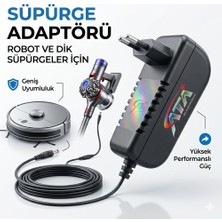 Ata Elektronik Polaris Paspas Vacuum Cleaner Mop 14.4V 14.8V Bataryalı Model Için Uyumlu 18 Volt Süpürge Şarj Adaptör Şarz Cihazı   18100