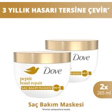 Dove Saç Bakım Maskesi Peptit Bond Repair 265 ml X2