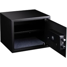 Mabeyn Das Siegel Çelik Elektronik Şifreli ve 2 Anahtarlı Para Değerli Eşya Ofis Ev Otel Kasası 30DSB