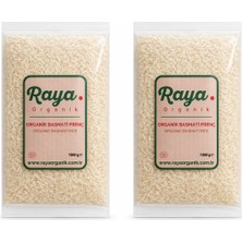 Raya Organik Organik Basmati Pirinç 2’li Set 2 x 1000 gr (Toplam 2 Kg)
