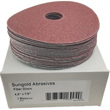 Mabeyn Aşındırıcı 16901 24 Tane Büyüklüğü Alüminyum Oksit Disc 4 – 1/5,1 cm x 7/20,3 cm Centerhole (25 Adet)