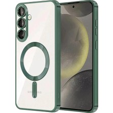 TKÇ Samsung Galaxy A37 5g Kross Magneticsafe Kapak - Koyu Yeşil